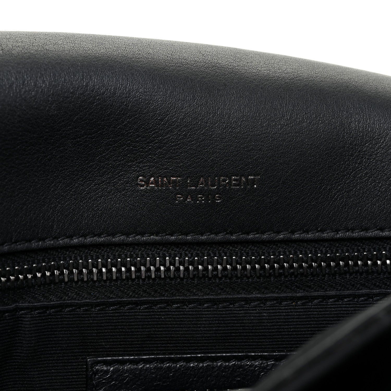 Saint Laurent Suede Monogram Medium Niki Chain Satchel Black 7 of 27