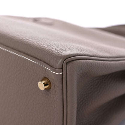 Hermes Togo Kelly Retourne 28 Etoupe 11 of 12