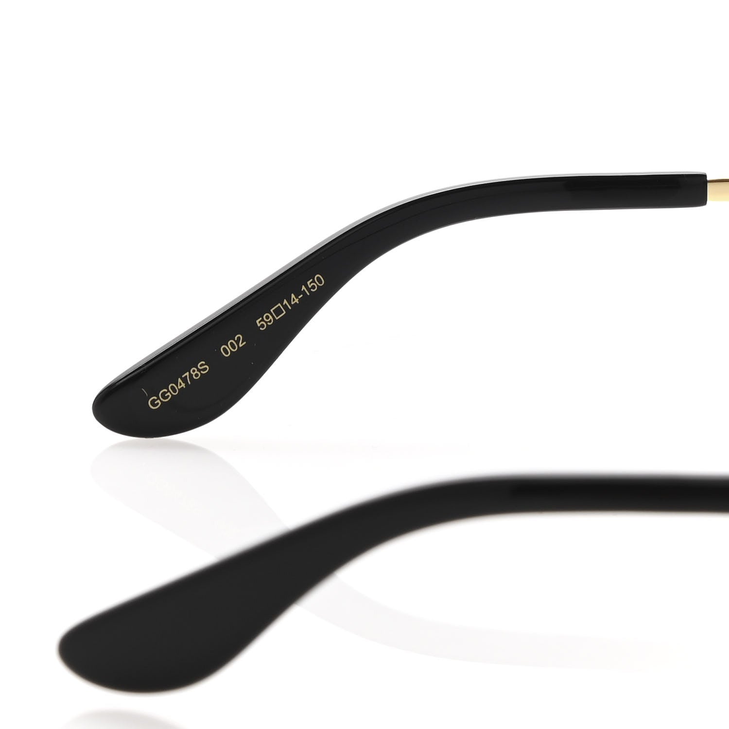 Gucci Aviator Sunglasses GG0478S Havana Black 5 of 9