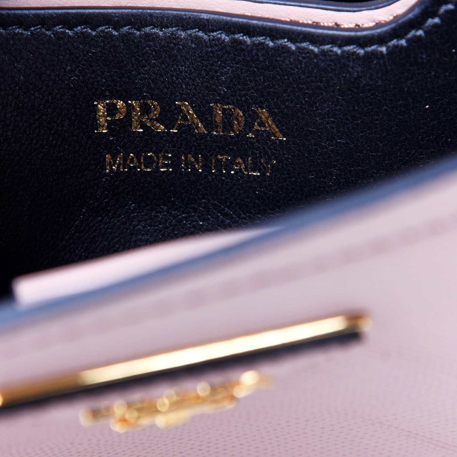 Prada Saffiano Cuir Calfskin Small Panier Bucket Bag Cipria Black 7 of 9