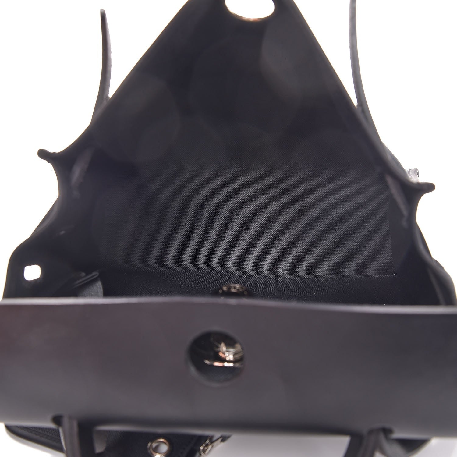 Hermes Military Toile Vache Hunter Herbag Zip PM 31 Black 6 of 9