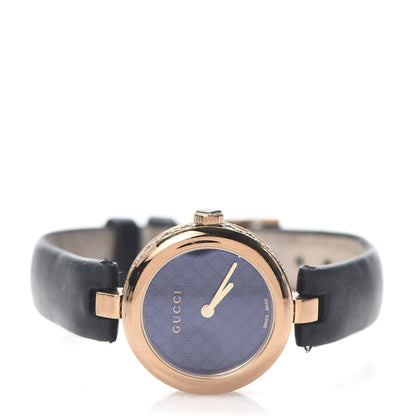 Gucci Stainless Steel Calfskin 27mm Diamantissima Quartz Watch Black 3 of 6