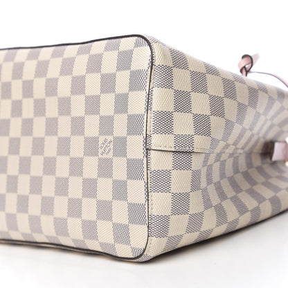 Louis Vuitton Damier Azur Neonoe MM Eau De Rose 7 of 8