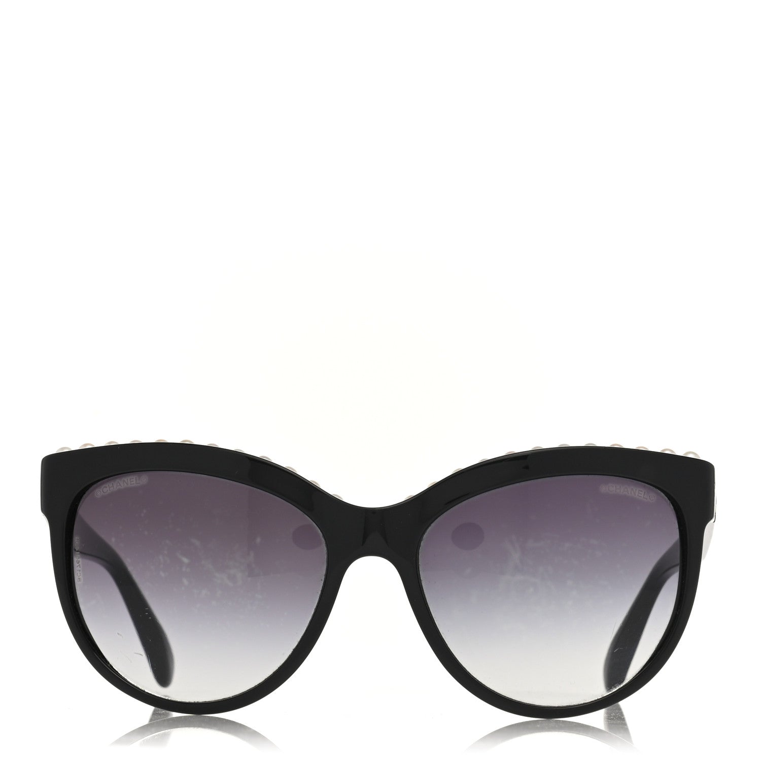 Chanel Freshwater Cultured Pearl Butterfly Sunglasses 6040-H Black 2 of 10