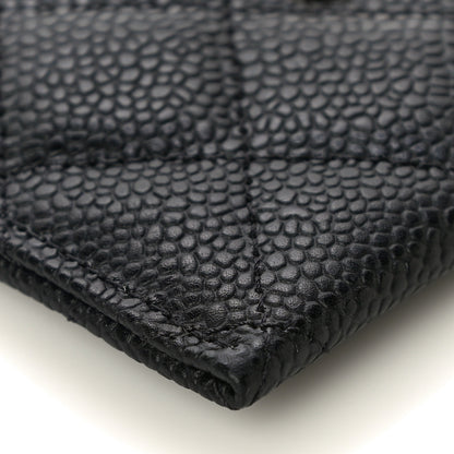 Chanel Caviar Quilted Card Holder Black 10 of 12