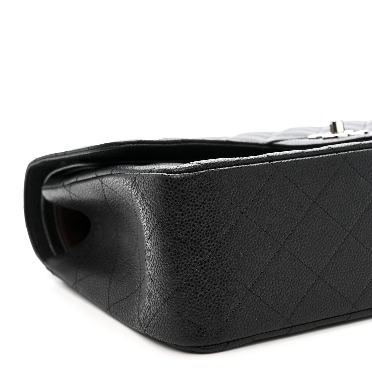Chanel Caviar Quilted Jumbo Double Flap Black 9 of 11