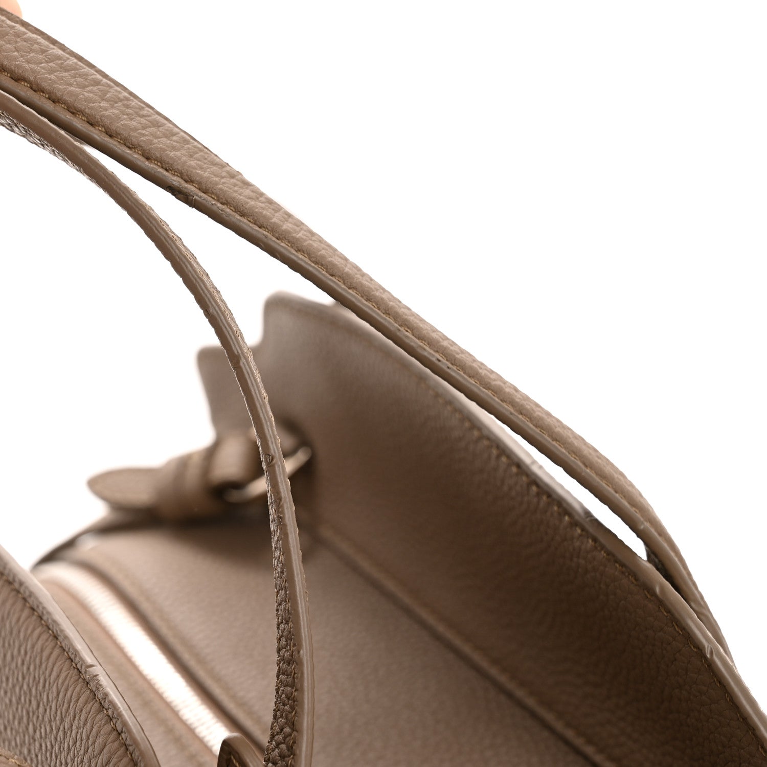 Loro Piana Grained Calfskin Medium Sesia Warm Mastic 11 of 11