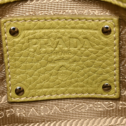 Prada Vitello Daino Shopping Tote Cedro 6 of 11