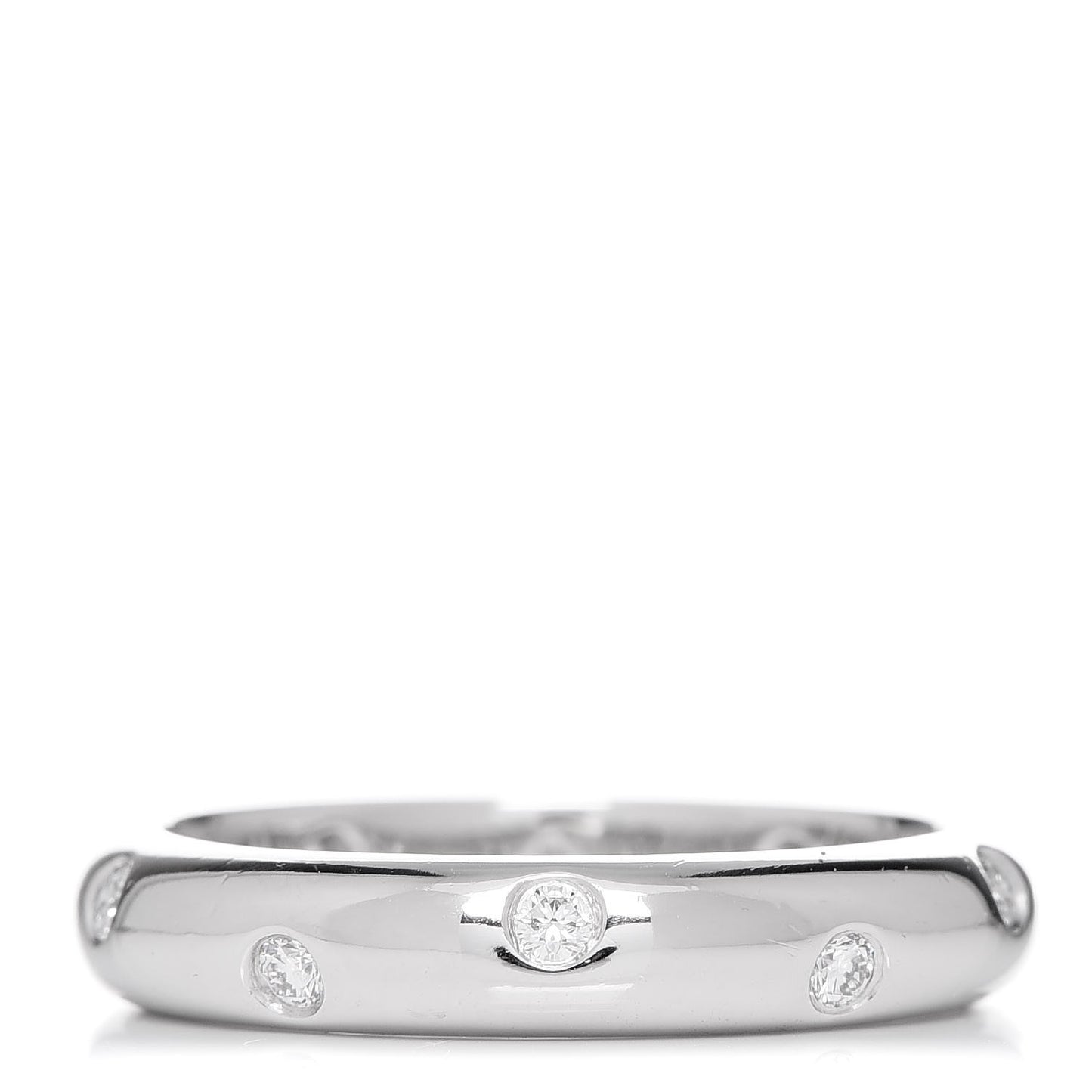 Platinum Diamond 4mm Etoile Band Ring 54 6.75
