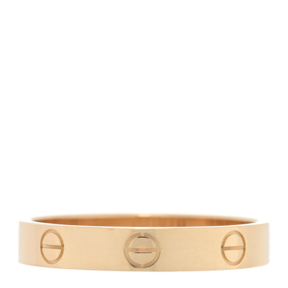 Cartier 18K Yellow Gold 3.5mm LOVE Wedding Band Ring 59 8.75 3 of 5
