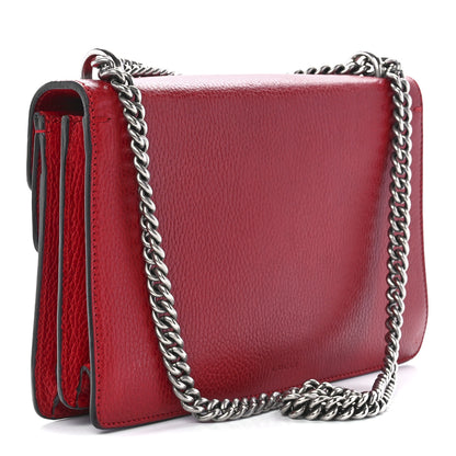 Gucci Dollar Calfskin Swarovski Crystal Small Dionysus Shoulder Bag Hibiscus Red 3 of 13