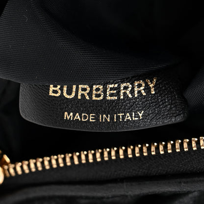 Burberry Lambskin Quilted Small Crescent Lola Bag Black 6 of 11