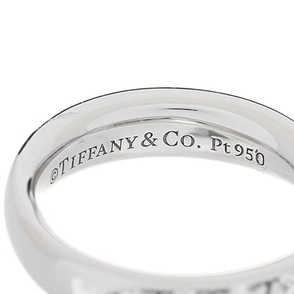 Tiffany Platinum Diamond 4.3mm Harmony Band Ring 49 4.75 4 of 6
