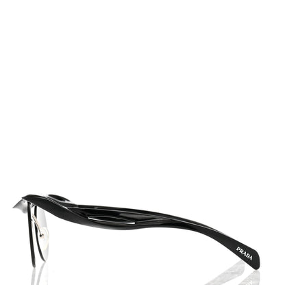Prada Acetate Rimless Sunglasses SPR A24 Black 3 of 8