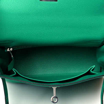 Hermes Togo Kelly Retourne 25 Menthe 5 of 11
