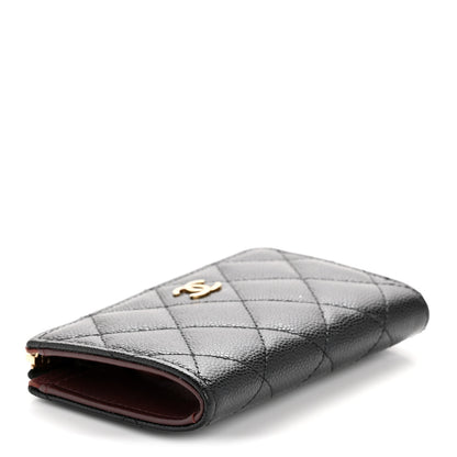 Chanel Caviar Quilted Zipped Key Holder Case Black 4 of 10
