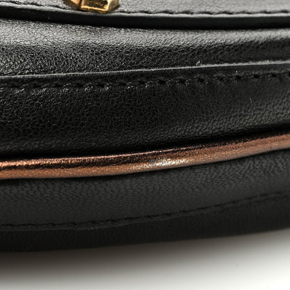 Fendi Zucca Vanity Mirror Clutch Black 10 of 10