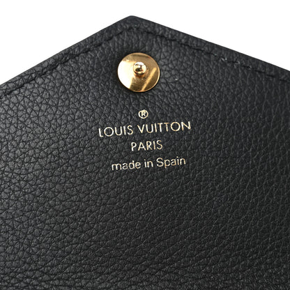 Louis Vuitton Calfskin Double V Wallet Black 6 of 11