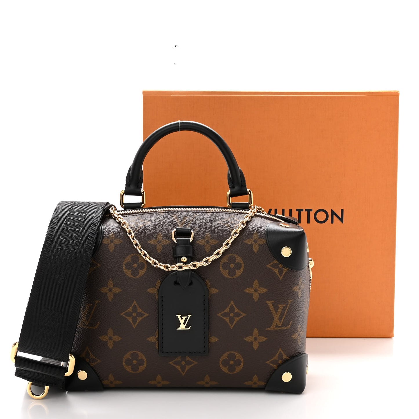 Monogram Petite Malle Souple Black