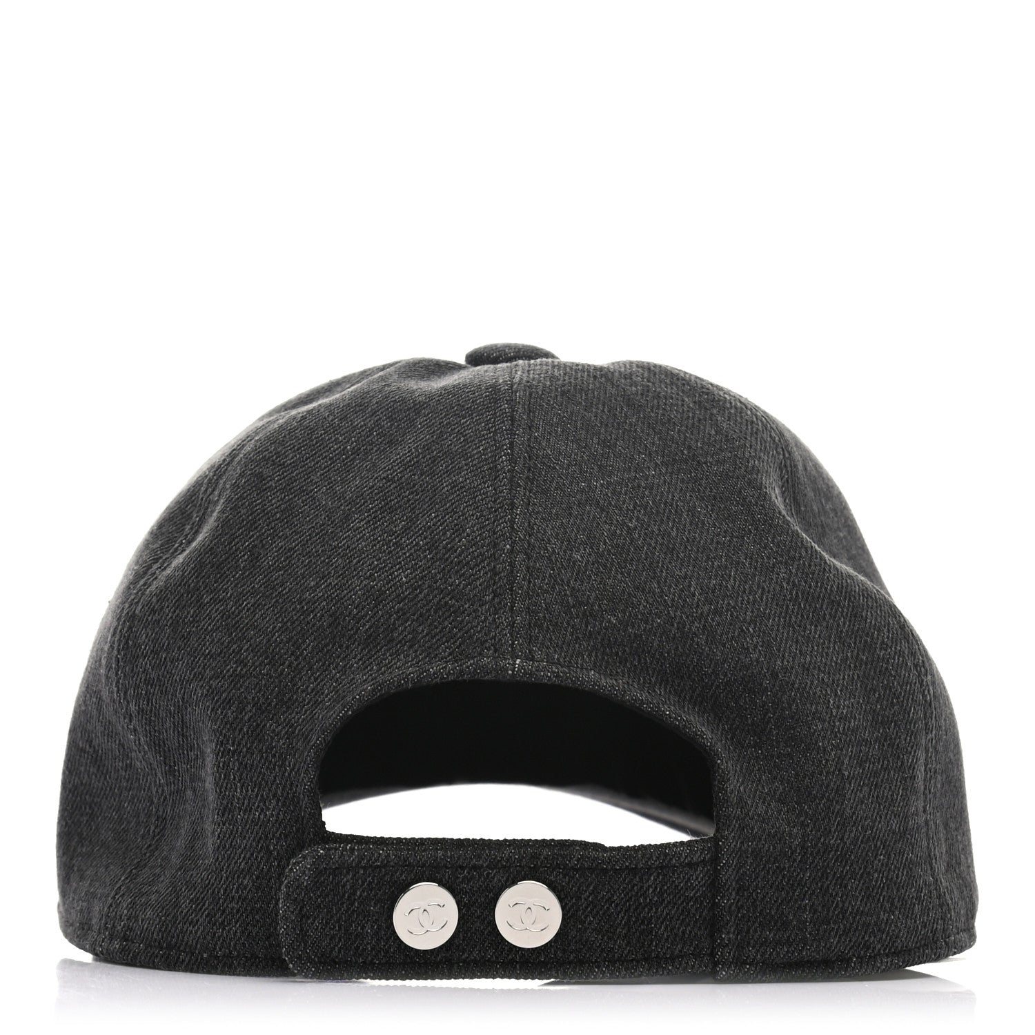 Chanel Cotton Sequin CC Cap Hat Black 6 of 8