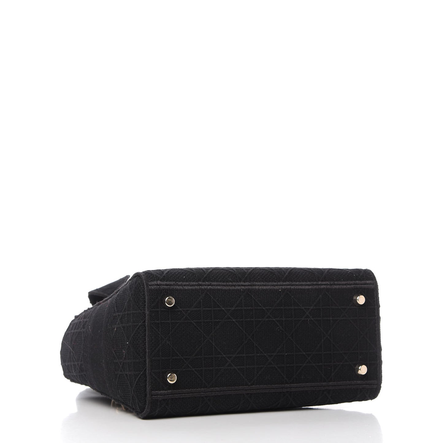 Canvas Embroidered Cannage Medium Lady D-Lite Black
