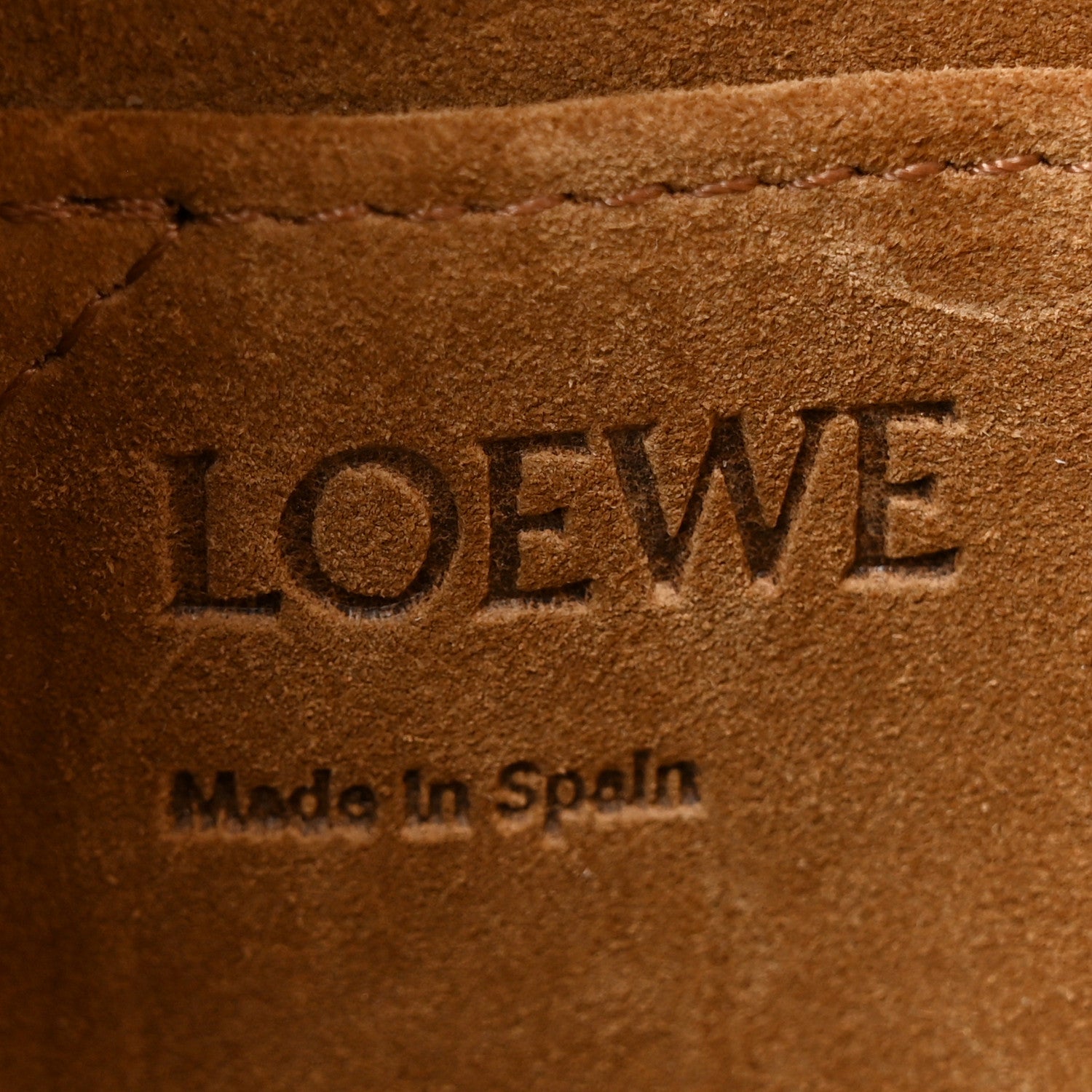 Loewe Calfskin Small Gate Crossbody Bag Black White 7 of 14