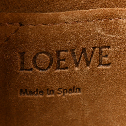Loewe Calfskin Small Gate Crossbody Bag Black White 7 of 14