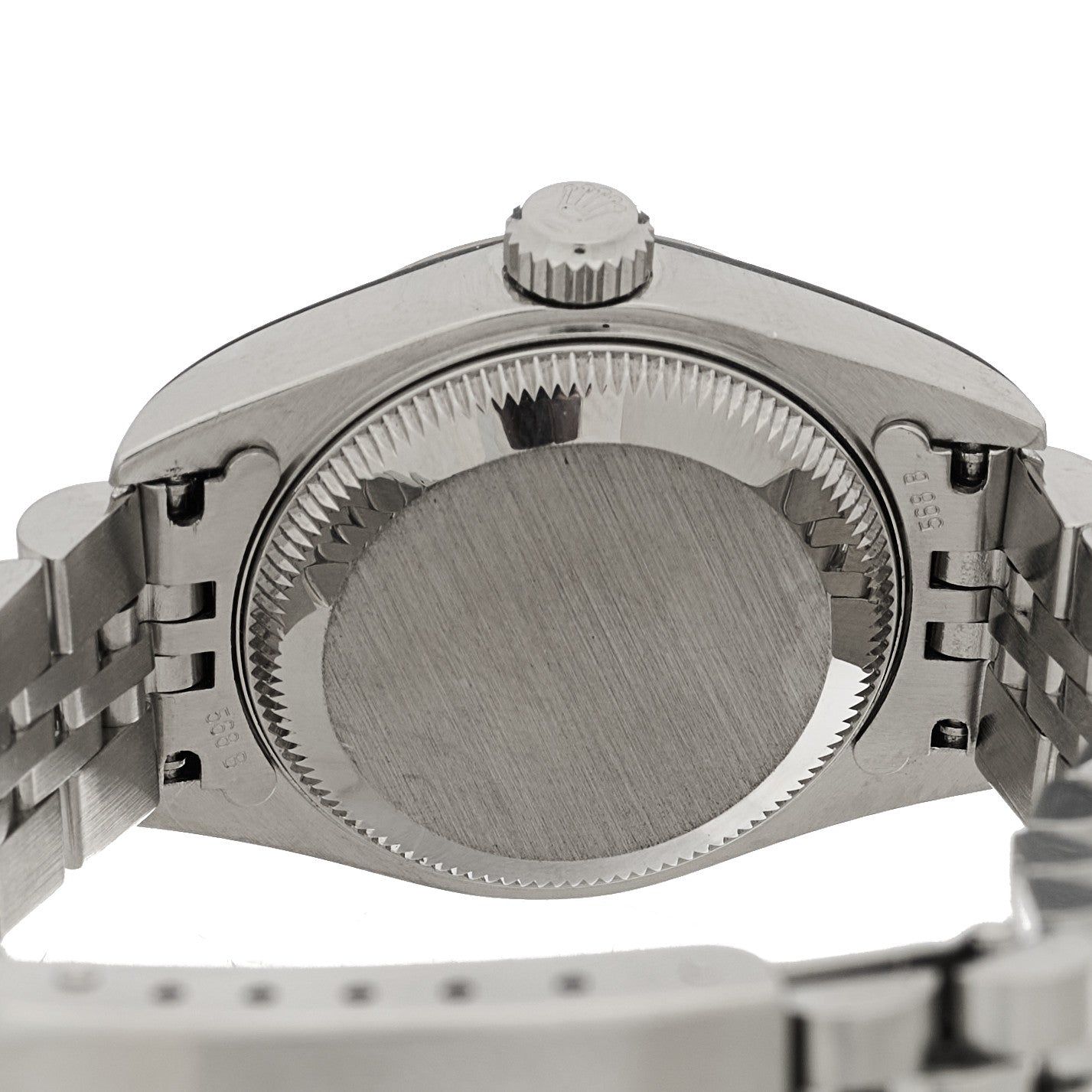 Stainless Steel 18K White Gold 26mm Oyster Perpetual Datejust Watch Silver Roman 79174