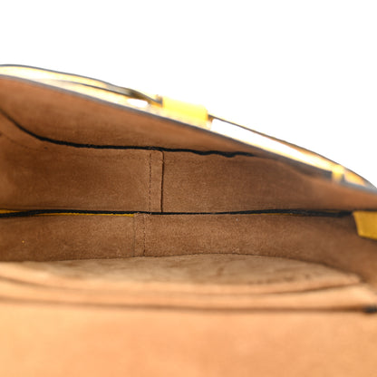 Loewe Grained Calfskin Mini Gate Crossbody Bag Yellow 5 of 11