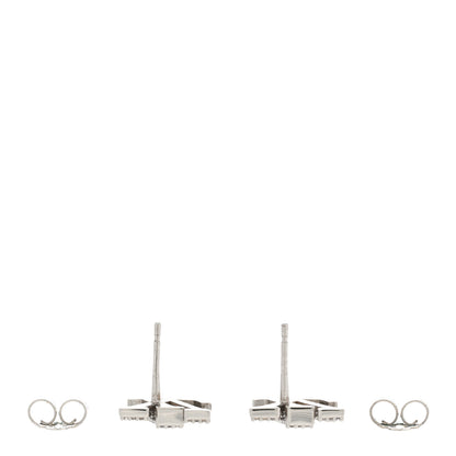 Louis Vuitton Crystal LV Iconic Earrings Silver 3 of 5