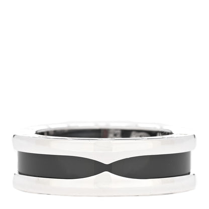 Bulgari Sterling Silver Ceramic Save The Children One-Band Ring 53 6.25 3 of 6