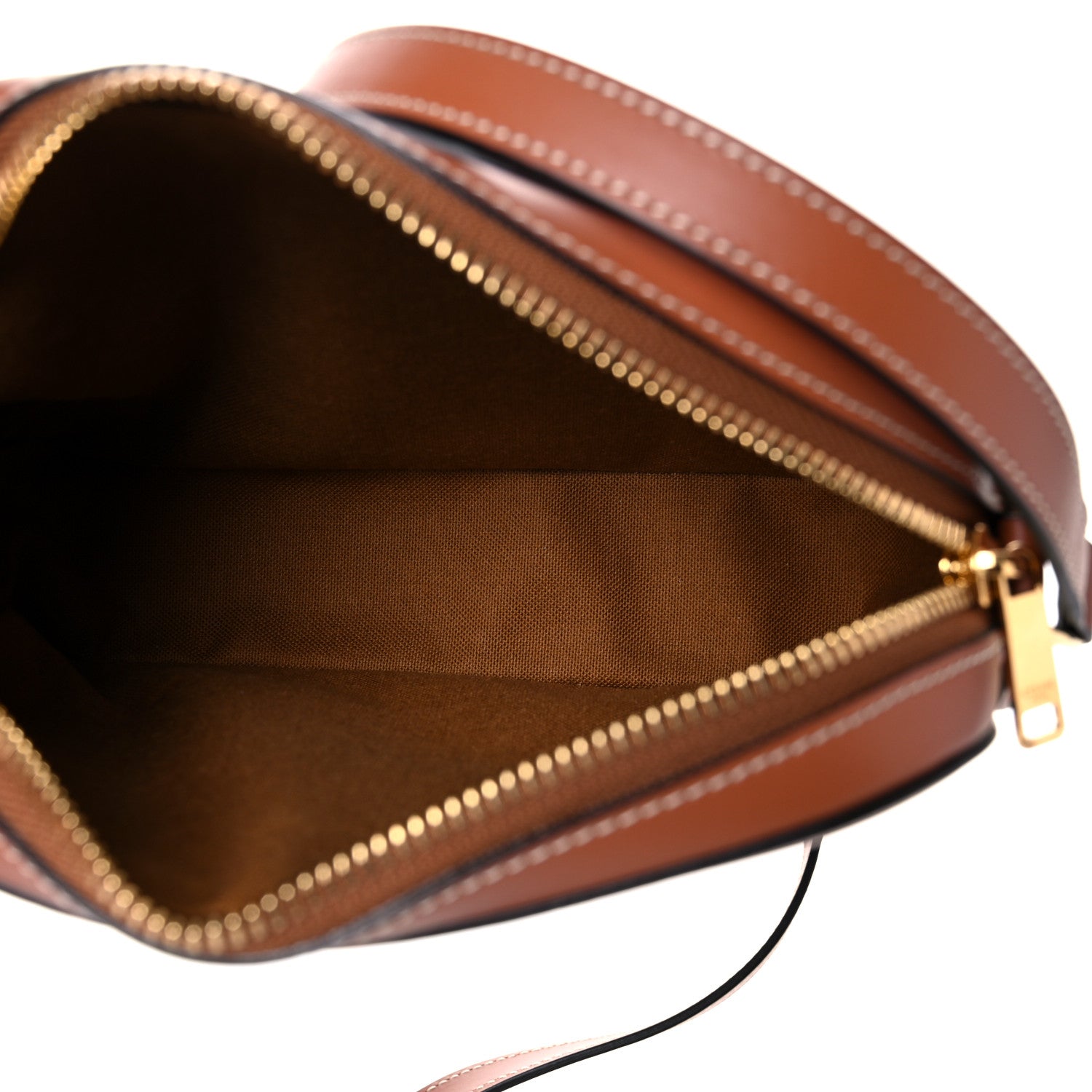 Celine Triomphe Canvas Paris Small Camera Bag Tan 6 of 10