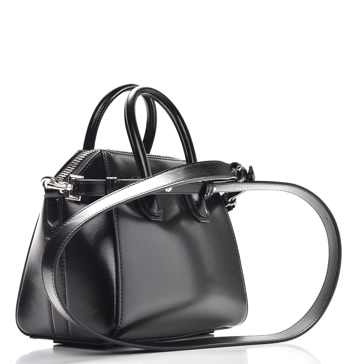 Givenchy Shiny Lord Calfskin Mini Antigona Black 3 of 7