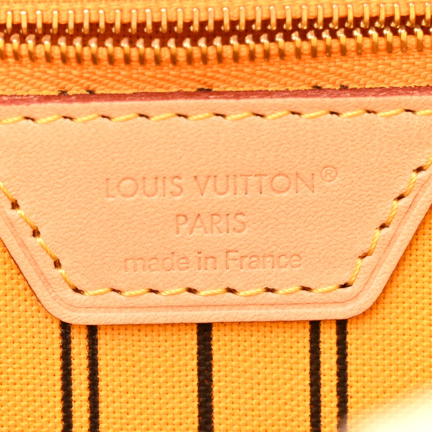Louis Vuitton Monogram Inside Out Neverfull Bandouliere MM Jaune Safran 6 of 9