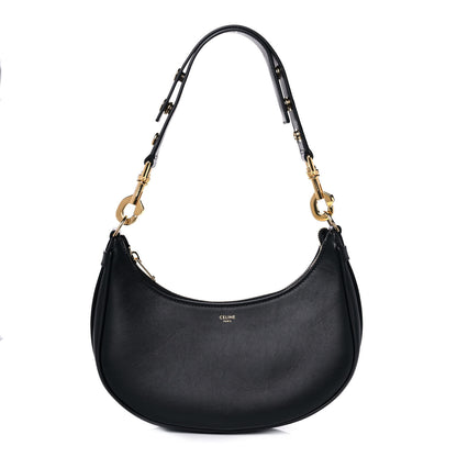 Celine Smooth Calfskin Medium Strap Ava Shoulder Bag Black 1 of 8