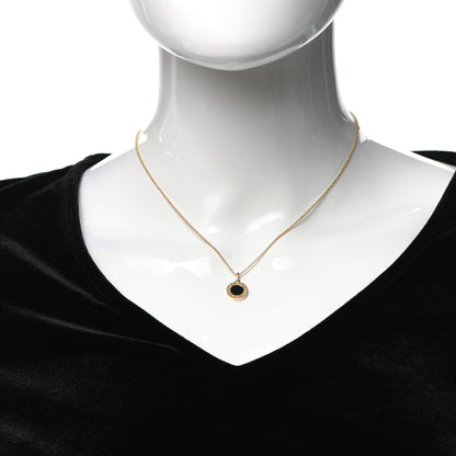 Bulgari 18K Yellow Gold Black Onyx BVLGARI BVLGARI Pendant Necklace 2 of 6