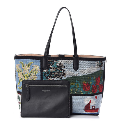 Alexander McQueen Tapestry Patchwork Small Shopper Tote Multicolor 1 of 12