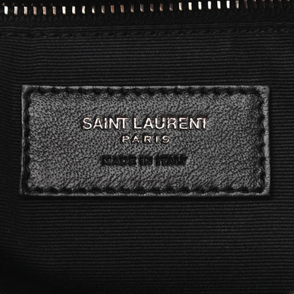 Saint Laurent Crinkled Calfskin Matelasse Monogram Medium Niki Chain Satchel Faggio 10 of 14