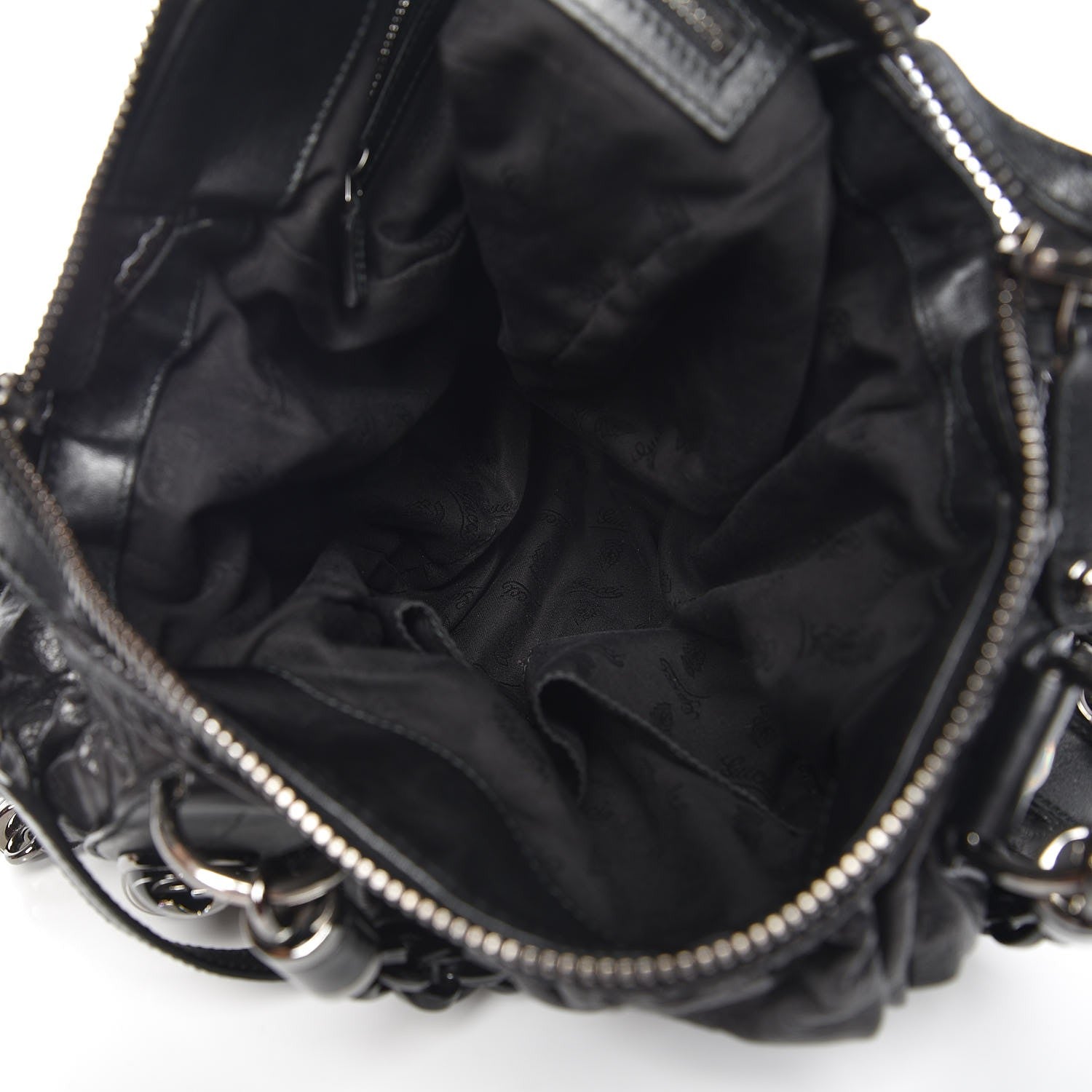 Gucci Calfskin Medium Galaxy Satchel Black 5 of 7