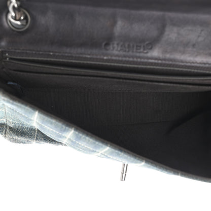 Chanel Denim Chocolate Bar Quilted Flap 4 of 18