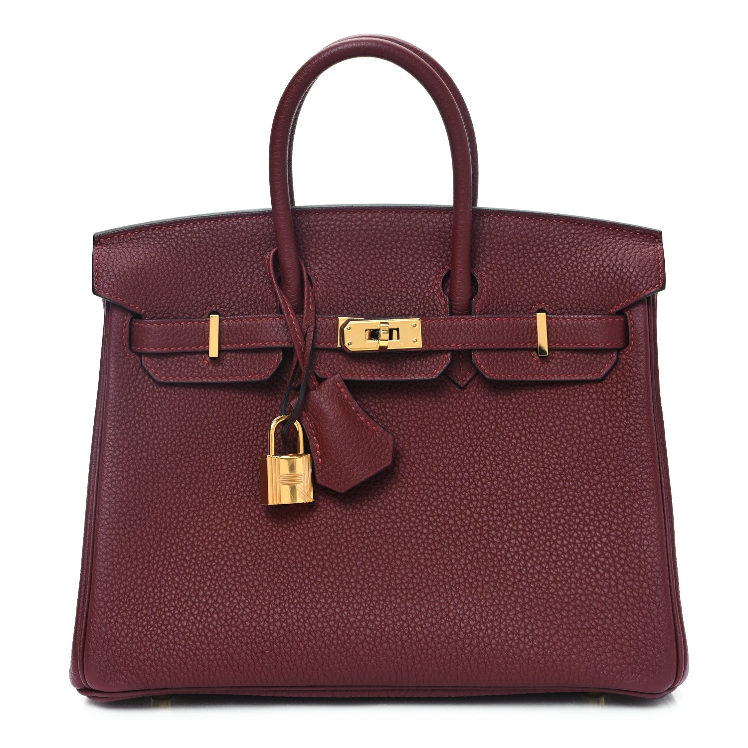 Hermes Togo Birkin 25 Rouge H 1 of 11
