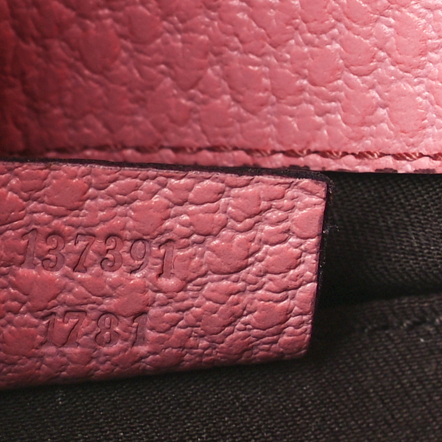 Pebbled Calfskin Bamboo Chain Bag Pink