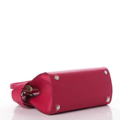 Givenchy Grained Calfskin Mini Horizon Satchel Fushia 4 of 6