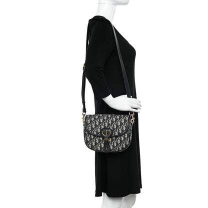 Christian Dior Oblique Medium Bobby Flap Blue 2 of 11