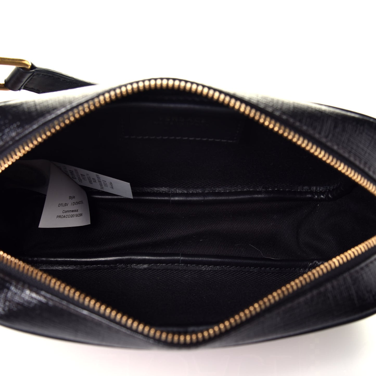 Coated Canvas 90's Logo Belt Bag Black