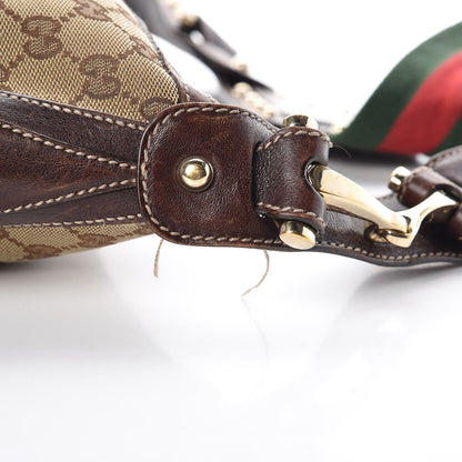 Gucci Monogram Pelham Studded Shoulder Bag Brown 11 of 19