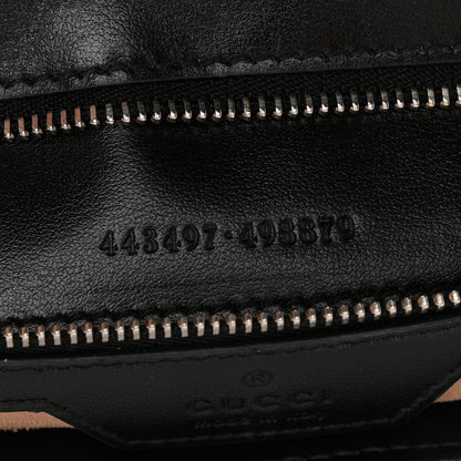 Gucci Calfskin Matelasse Aria Small GG Marmont Shoulder Bag Black 7 of 13