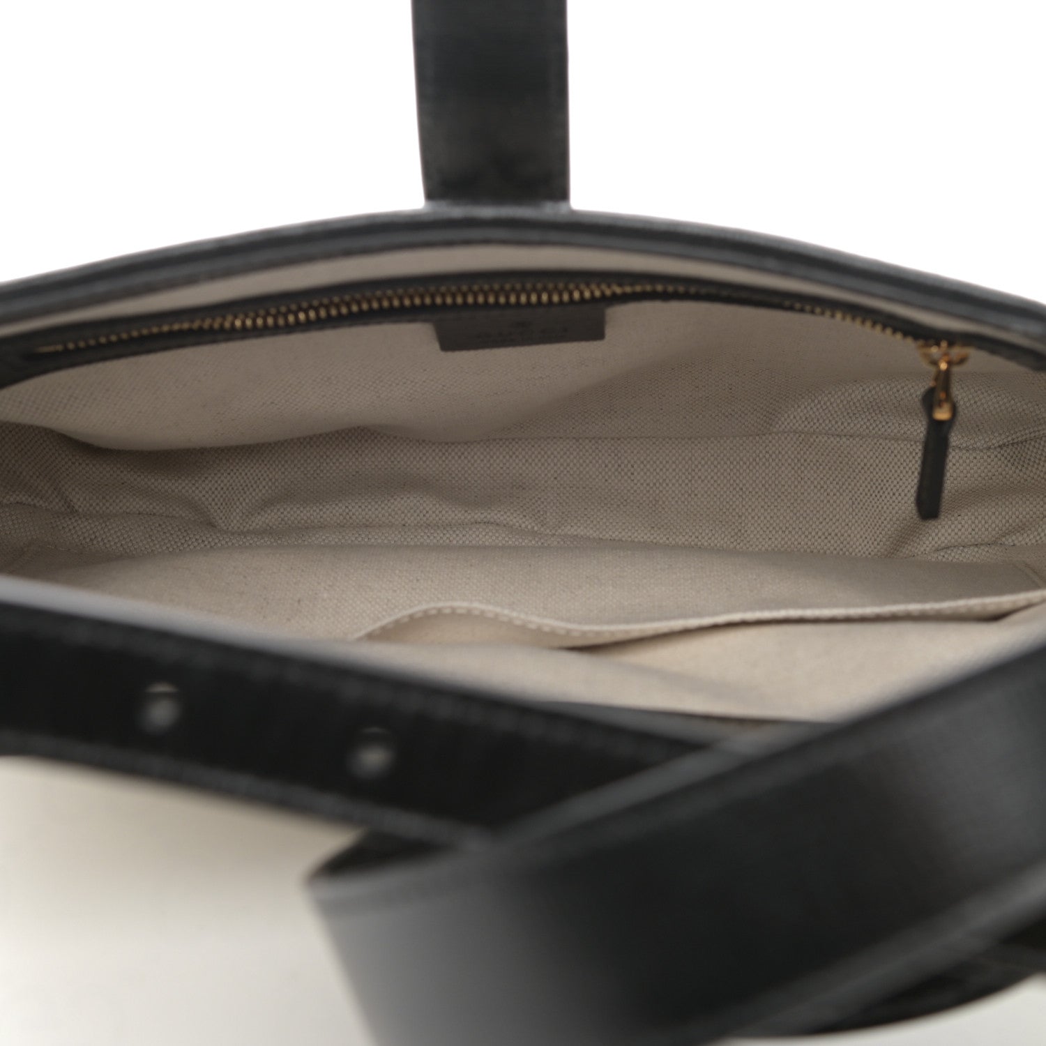 Gucci Azalea Calfskin GG Monogram Bi-Color Debossed Small Jackie 1961 Hobo Mystic White Black 4 of 8