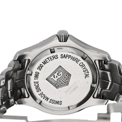 Tag Heuer Stainless Steel 39mm Link Quartz Watch Silver WJ111-0 4 of 4