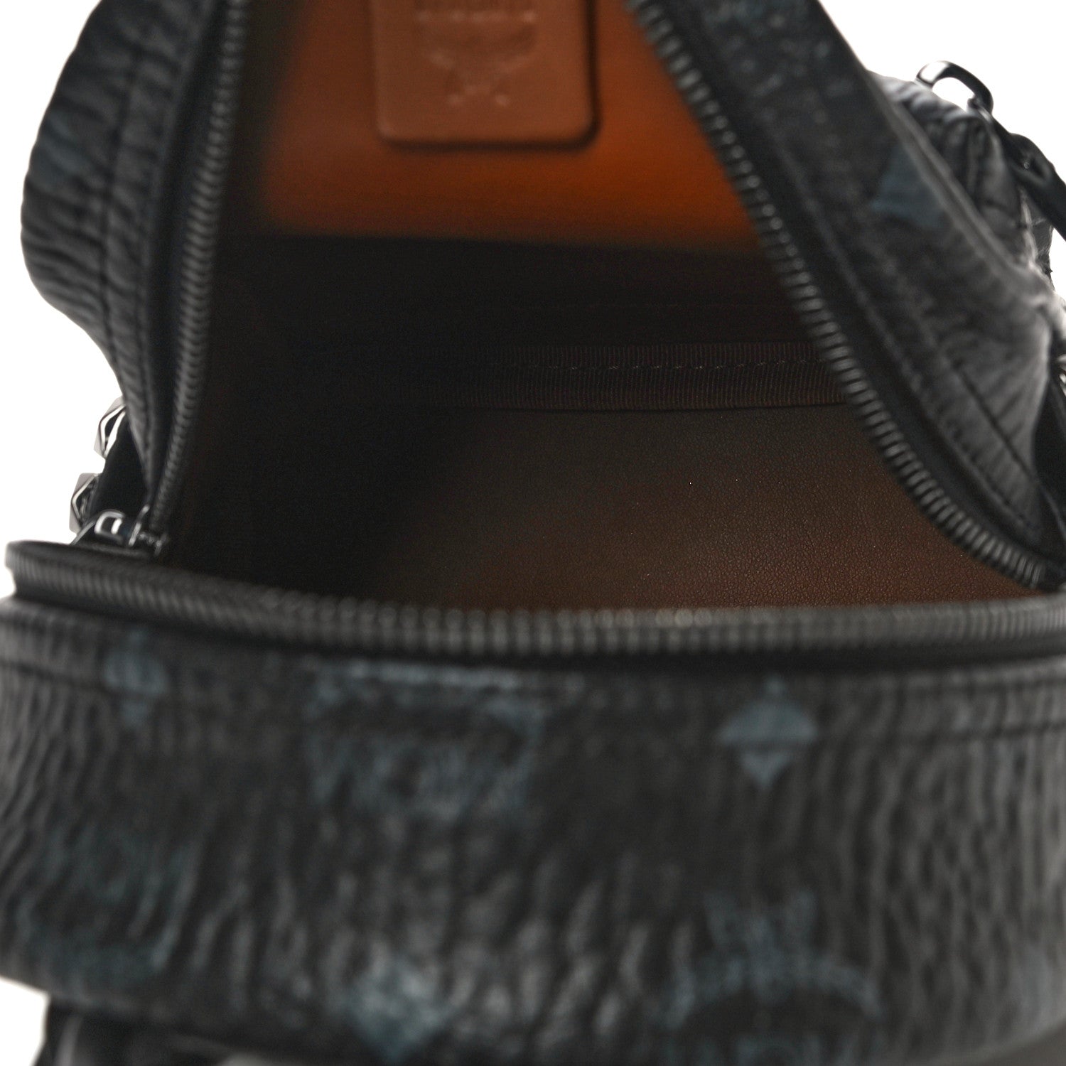 MCM Visetos Side Stud X-Mini Stark Bebe Boo Backpack Black 5 of 10